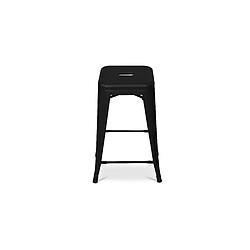 Avis ICONIK INTERIOR Tabouret de bar - Design industriel - Acier mat - 60cm - Nouvelle édition - Stylix Rose