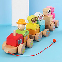 Acheter Train en bois Camion Blocs Jouet Éducatif pour Enfants