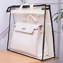 Acheter Organisateur De Sac à Main Pour Armoire Penderie Contenant De Rangement Transparent Beige L