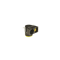 Aldes Manchette Optiflex courte D125 coudée à 90DEG avec 2 piquages pour conduit D90