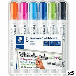 boîte de marqueurs Staedtler Lumocolor 351 6 Pièces Tableau blanc (5 Unités)