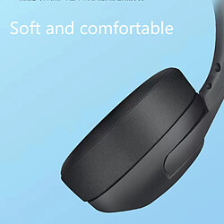 Avis General Casque Bluetooth sans fil, pliable sur l'oreille avec microphone, casque stéréo à basses profondes avec cache-oreilles doux à mémoire de forme pour iPhone/téléphone portable/PC(gris)