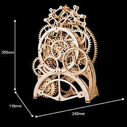 Avis RedMiter Puzzle 3D Mécanique Boîte Horloge 169 pièces