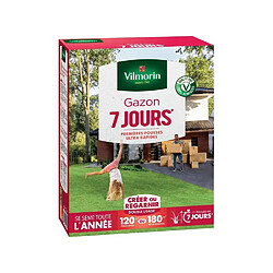 VILMORIN Semences de gazon 7 jours - 3 kg