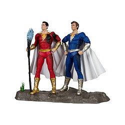 Mc Farlane DC Multiverse - Pack de 2 figurines Shazam (Battle Damage) & Freddie Freeman (Gold Label) 18 cm