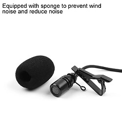 Acheter Wewoo Pour SJ7 / SJ6 / SJ360 Microphone à condensateur avec pince à cravate