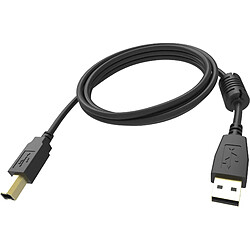 Vision TC 3MUSB/BL câble USB 3 m USB 2.0 USB A USB B Noir 