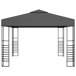 Avis vidaXL Chapiteau de jardin avec lumières LED 3x3 m Anthracite