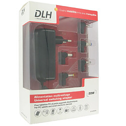 DLH Energy DLH - Adaptateur de secteur multi-voltage