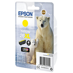 Epson Singlepack Yellow 26XL Claria Prem 26XL cartouche dencre jaune haute capacite 9.7ml 700 pages 1-pack RF-AM blister