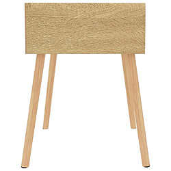 Acheter Maison Chic Lot de 2 Tables de chevet - Tables de Nuit Chêne sonoma 40x40x56 cm Aggloméré