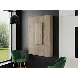 Avis Bestmobilier Mondrian - table murale rabattable avec rangements - 4 personnes