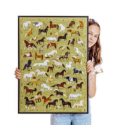 Puzzle 200 elements Puzzlove - Horses pas cher