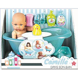 Partner Poupon - Bébé Camille Dans Son Bain 