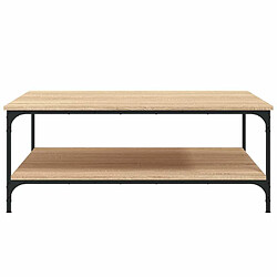 Acheter Maison Chic Table basse,Table Console Table d'appoint, Table pour salon chêne sonoma 100x100x40 cm bois d'ingénierie -MN28585