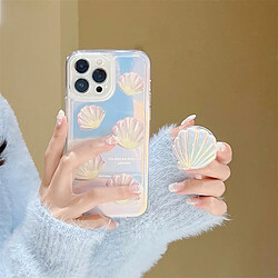 GUPBOO Étui pour iPhoneX/Xs Laser Shell Holder Niche Phone Case Silicone