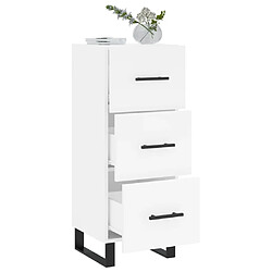 Acheter Maison Chic Buffet,Meuble de Rangement,commode pour salon,Cuisine blanc 34,5x34x90 cm bois d'ingénierie -MN46365