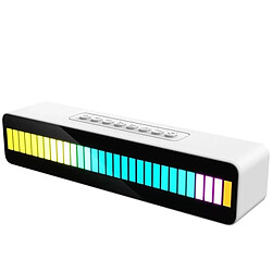 Yonis Barre Sonore Ambiante LED & Bluetooth TWS Barre Sonore Bluetooth Ambiante LED TWS Avec Jeux De Lumières Et Effet HIFI Blanc YONIS