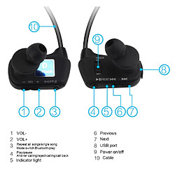 Universal 003 Lecteur MP3 Casque sans fil Casque Bluetooth Casque stéréo Sport Lecteur de musique 16G | Boîte TV | Set Top Box Set Set pas cher