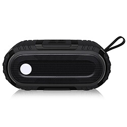 Yonis Enceinte Bluetooth Outdoor Etanche 1200mAh Autonomie 5H Support Appel Mains-Libres Enceinte Bluetooth Outdoor Anti-Éclaboussures Avec Appels Mains-Libres Et Support USB Noir YONIS