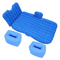 Wewoo Matelas gonflable de voyage en voiture de siège arrière de de de de universeltaille 90 x 135cm bleu