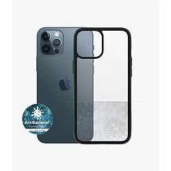 PANZERGLASS - Coque Transparente avec Bord Noir pour Apple iPhone 12 pro Max AB 