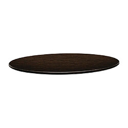 Plateau de Table Rond 70cm Wengé - Topalit