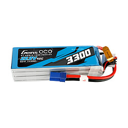 Gens ace 3300mAh 22.2V 45C 6S1P Lipo Battery Pack prise EC5 