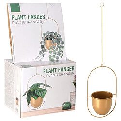 ProGarden Pot suspendu pour plantes 20,5x15x39 cm doré 