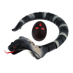 Modèle de serpent à sonnettes à télécommande serpent noir pour enfants