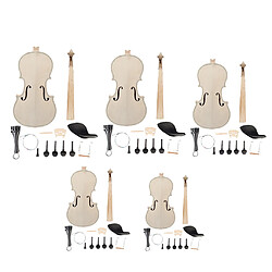 bricolage violon bois massif inachevé artisanat violon corps violon violon kit 4-4