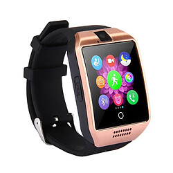 Avis Wewoo Montre connectée or 1.54 pouces TFT écran MTK6260A 360MHz Bluetooth 3.0 Smart Bracelet Téléphone avec podomètre et moniteur de sommeil calculatrice rappel d'appel SMS / Wechat Alertes & Affichage de l'horloge musique synchrone Lecture Réponse & Enregistre