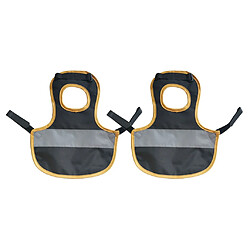 2 Pcs / Ensemble Pet Réfléchissant Gilet Volaille Poule Poule Tablier De Selle Pour Volaille Poulet