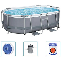 Bestway Piscine hors sol Power Steel Ovale 305x200x84 cm