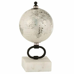 Paris Prix Globe sur Pied Marbre Marbe 20cm Blanc & Noir