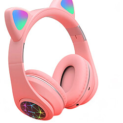 Universal Stockage pliable Macron Pold Lolita casque oreille chat lumineuse casque avec bouton TF port audio rechargeable casque sans fil | Casque Bluetooth