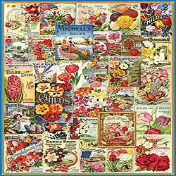 Eurographics Flowers Smithsonian Seed catalogues (1000 piAces) Puzzle