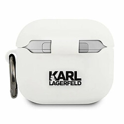 Karl Lagerfeld Choupette 3D - Coque pour Apple Airpods 3 (Blanc)