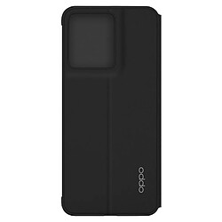 Étui Oppo Reno 8 Porte-carte et Fonction Support Vidéo Original Noir