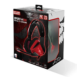 Acheter Spirit of Gamer Casque Gamer Gaming 7.1 Virtual Surround + LED Light USB Connecteur Casque XPERT-H100 Red Edition