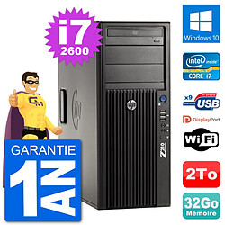 PC Tour HP Z210 Intel Core i7-2600 RAM 32Go Disque Dur 2To Windows 10 Wifi · Occasion 