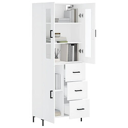 Avis Maison Chic Buffet,Meuble de Rangement,commode pour salon,Cuisine Blanc 69,5x34x180 cm Bois d'ingénierie -MN45883