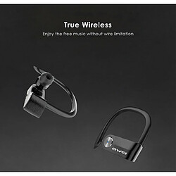 Awei T2 Tws Sports Crochet D'Oreille Bluetooth Casque Sans Fil Étanche Mini Casque Stéréo Séparé Noir pas cher