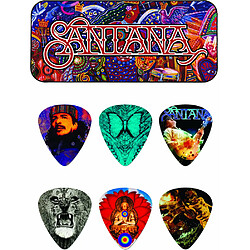 6 médiators médium Carlos Santana Dunlop