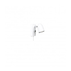 Luminaire Center Applique murale RADIELL en Métal et Blanc Matériau : Métal Coloris : Blanc Coloris du câble : Blanc Hauteur en Cm : 13,7 Longueur en Cm : 11 Largeur en CM : 4,5 Profondeur en Cm : 14,5 Poids en Kilos