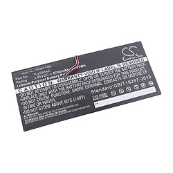 vhbw Li-Polymère batterie 5700mAh (3.85V) pour tablette tablet Alcatel One Touch OT-8085, Plus 10' 