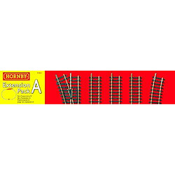 Hornby R8221 Lot dextension de rail de jauge 00 A