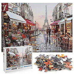 Universal 1000 pièces rue des fleurs de paris puzzle puzzle jeu de décompression 