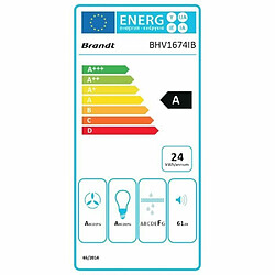 Acheter Hotte BRANDT verticale - BHV1674IB - 60cm