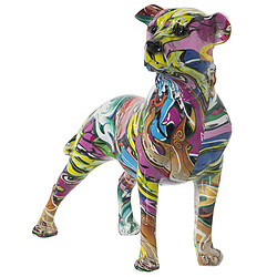 Figurine Décorative Alexandra House Living Multicouleur Plastique Chien 13 x 29 x 26 cm